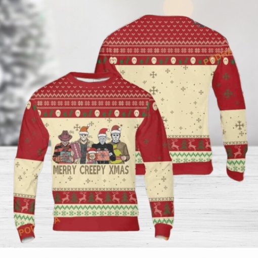 Merry Creepy Xmas Cute Ugly Christmas Sweater