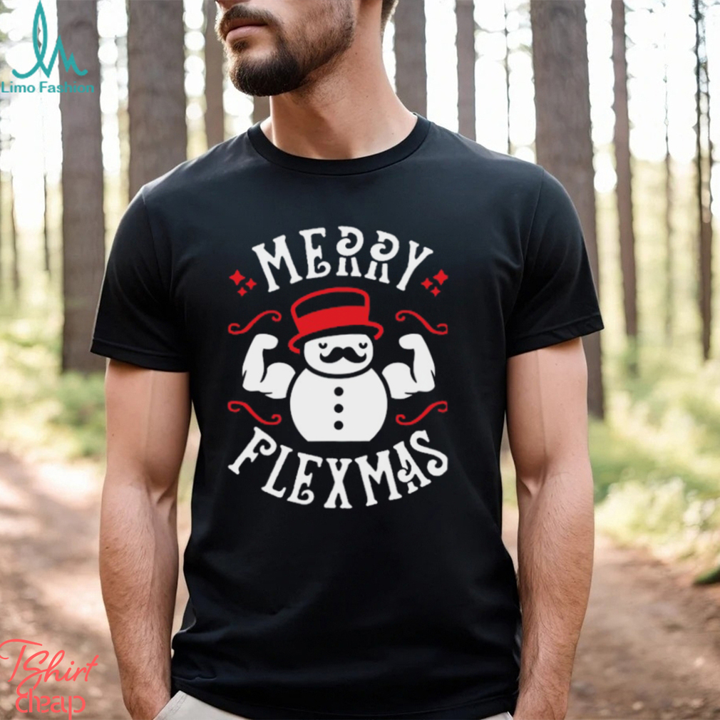 Merry Flexmas Funny Christmas Gym Pun Essential Shirt Merry Flexmas Funny Christmas Gym Pun Essential Shirt