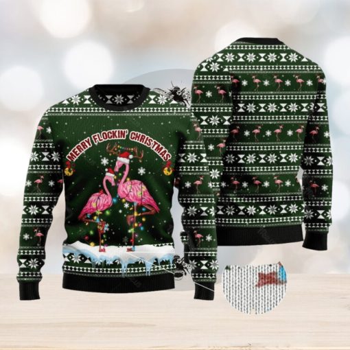 Merry Flockin Christmas Ugly Christmas Sweater