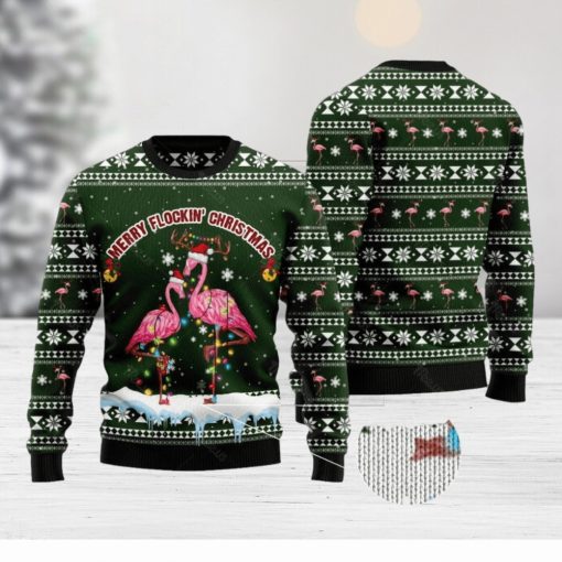 Merry Flockin Christmas Ugly Christmas Sweater