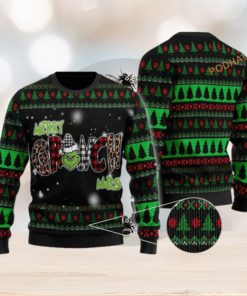 Merry Grinch Mas Xmas Party 3D Cute Ugly Christmas Sweater