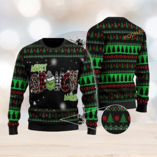 Merry Grinch Mas Xmas Party 3D Cute Ugly Christmas Sweater