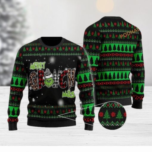 Merry Grinch Mas Xmas Party 3D Cute Ugly Christmas Sweater