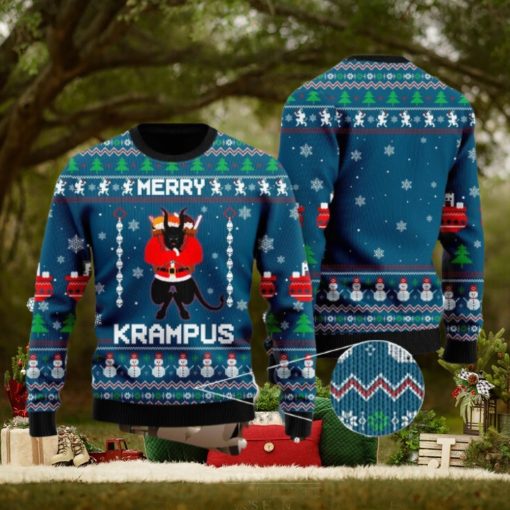 Merry Krampus Ugly Christmas Sweater Impressive Gift For Men And Women