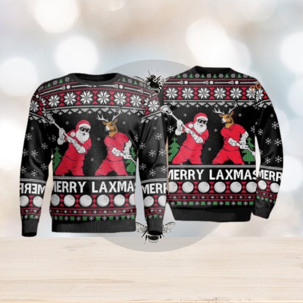 Santa roasting outlet reindeer sweater