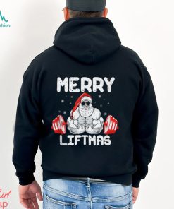 Merry Liftmas Funny Santa Weight Lifting Gym Christmas Shirt