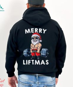 Merry Liftmas Santa Workout Gym Lover Funny Christmas Gift Shirt