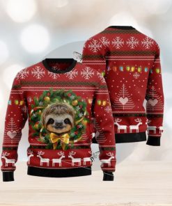 Merry Slothmas Ugly Christmas Sweater