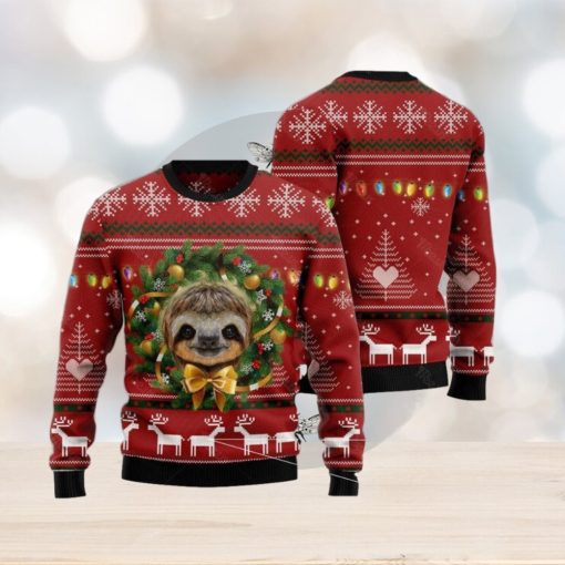 Merry Slothmas Ugly Christmas Sweater