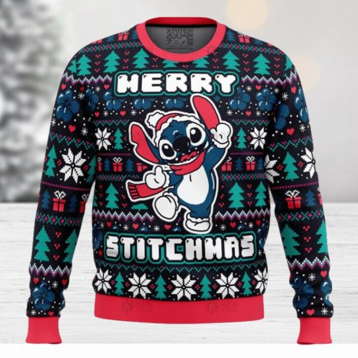 Merry Stitchmas Funny Stitch Christmas Sweater