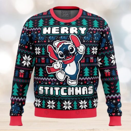 Merry Stitchmas Funny Stitch Christmas Sweater