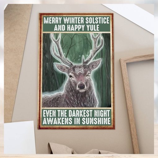 Merry Winter Solstice   Poster