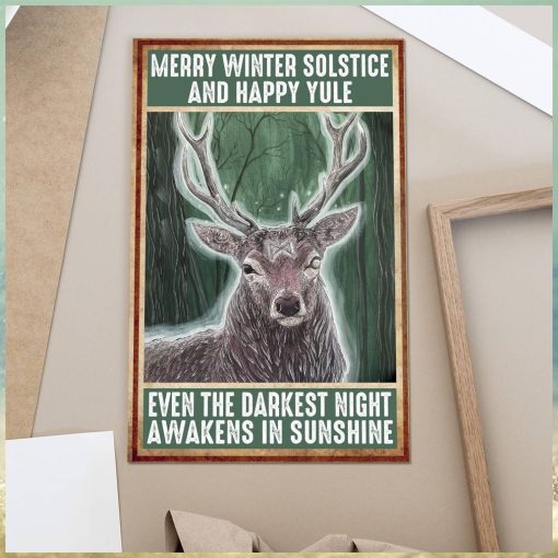 Merry Winter Solstice   Poster