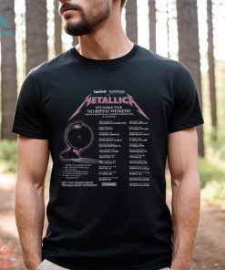 Metallica Shirt Band Metal Tour 2023 2024 Music Rock Festival Tee Shirt Unisex