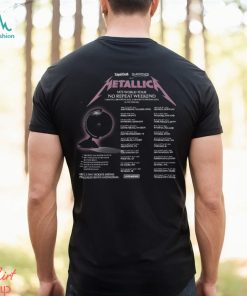 Metallica Shirt Band Metal Tour 2023 2024 Music Rock Festival Tee Shirt Unisex