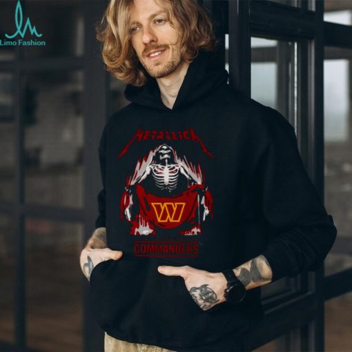 Metallica collab Washington commanders Shirt