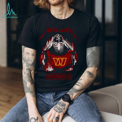 Metallica collab Washington commanders Shirt