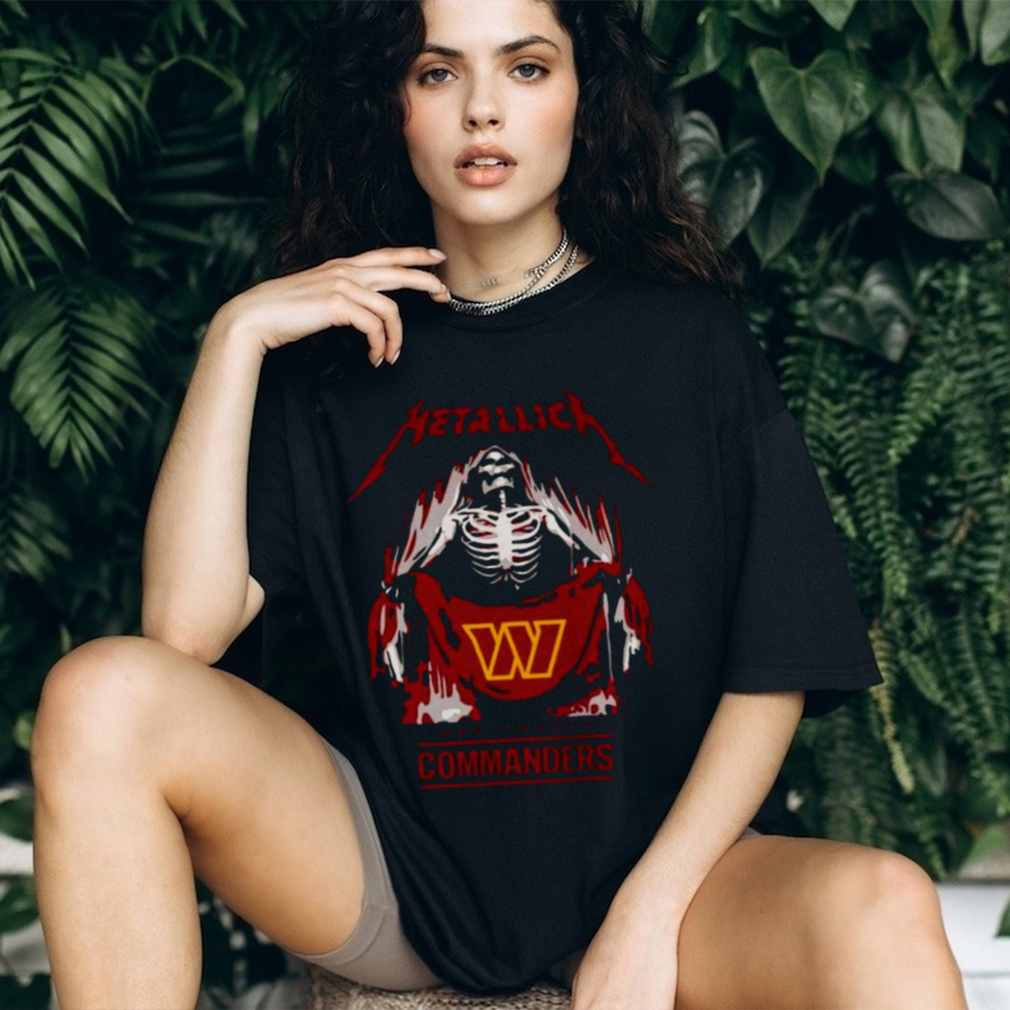 Metallica Collab Washington Commanders T-shirt