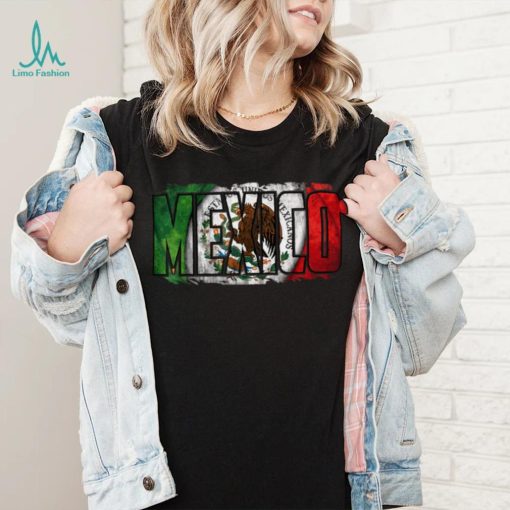 Mexican Independence Day Mexico Flag Eagle Men Women Kids T Shirt