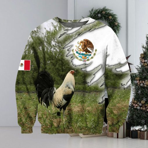 Mexican Rooster Ugly Christmas Sweater