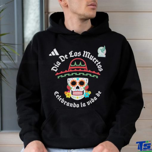 Mexico National Team adidas Día De Los Muertos Sugar Skull Sombrero Shirt