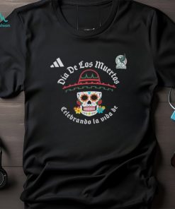 Mexico National Team adidas Día De Los Muertos Sugar Skull Sombrero T Shirt