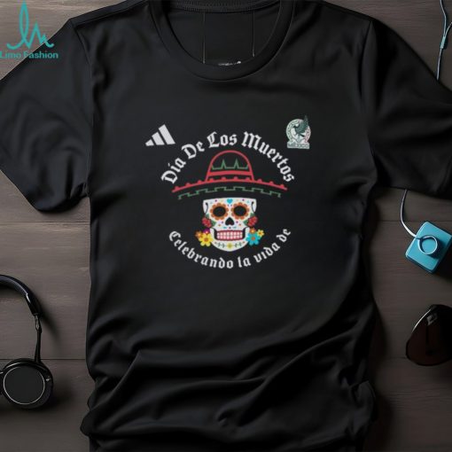 Mexico National Team adidas Día De Los Muertos Sugar Skull Sombrero T Shirt