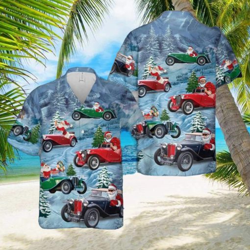 Mg T type Midget 1947 Christmas Hawaiian Shirt