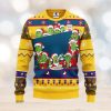 Ho Ho Ho Grinch Christmas Ugly Xmas Wool Knitted Sweater