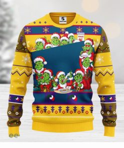 Miami Dolphins 12 Grinch Xmas Day Christmas Ugly Sweater