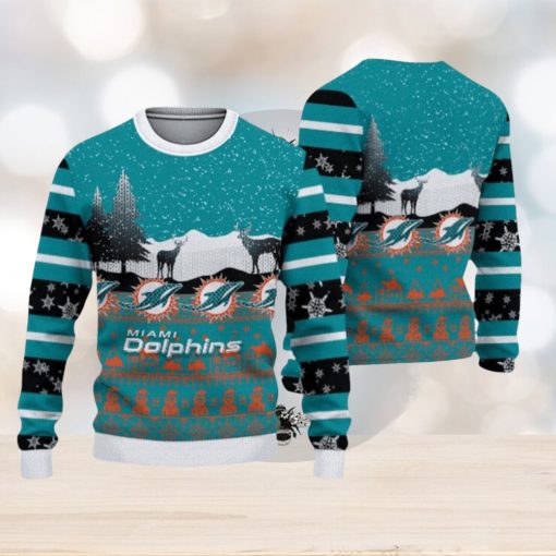 Miami Dolphins Casual Christmas Sweater For Fans