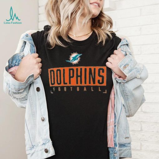 Miami Dolphins Fanatics Branded Stack The Box Long Sleeve T Shirt