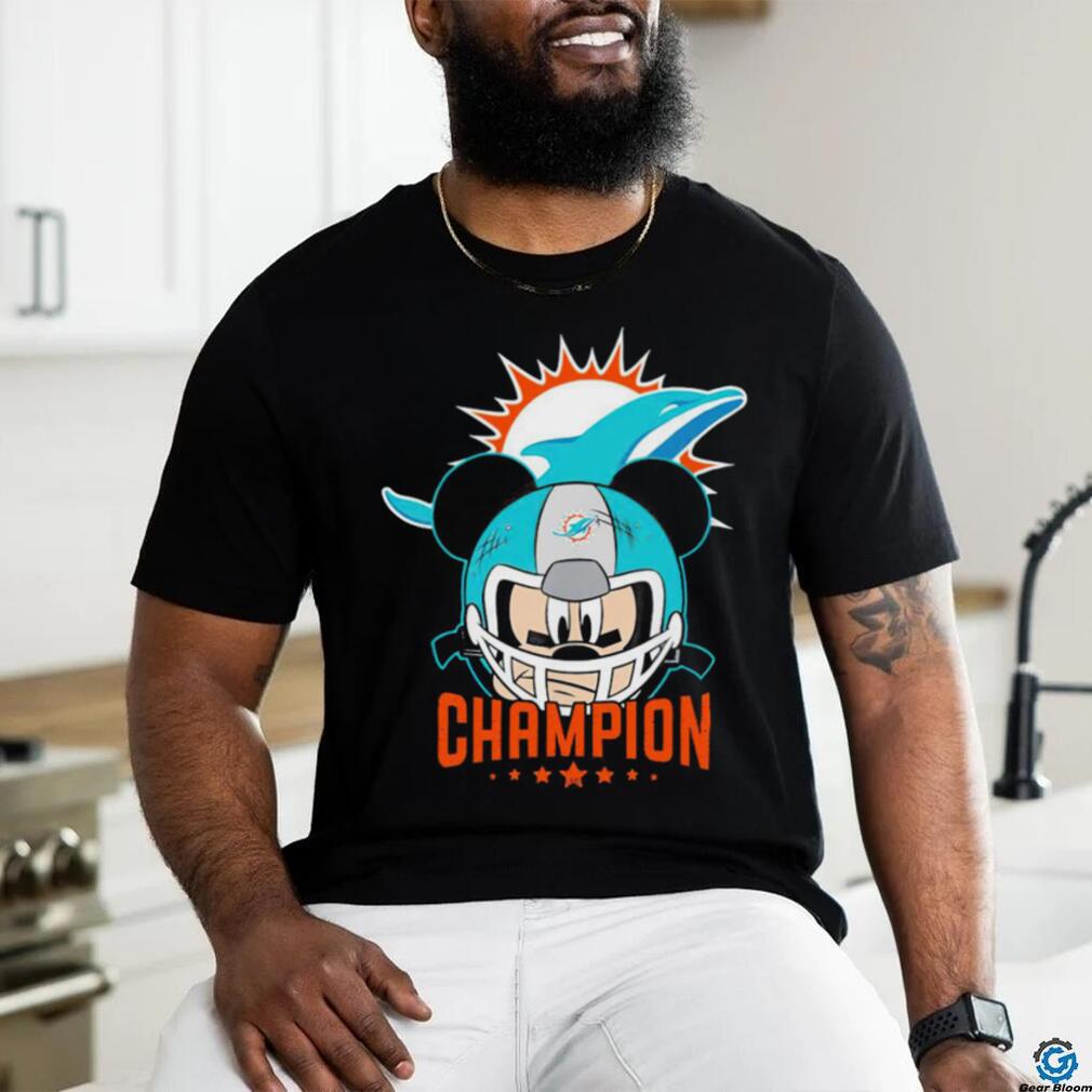 Youth Aqua Miami Dolphins Helmet T-Shirt