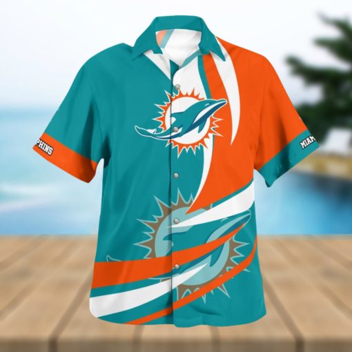 Miami Dolphins Natural 3D Hawaiian Shirt Best For Fans Beach Gift For Men And Women