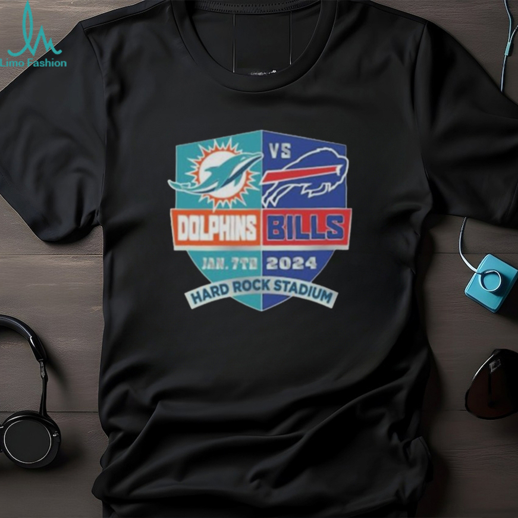 Miami Dolphins Vs Buffalo Bills Hard Rock Stadium Jan 7th 2024 Shirt