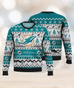 Miami Football Christmas Vacation Sweater