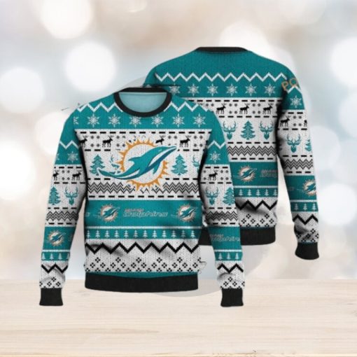 Miami Football Christmas Vacation Sweater