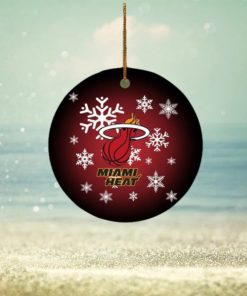 Miami Heat NBA 2023 Xmas Gifts Christmas Decorations Ornament