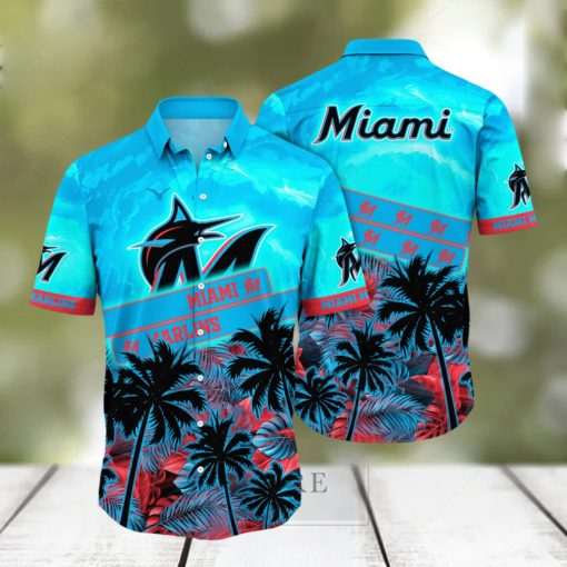 Miami Marlins MLB Hawaiian Shirt Lagoon Aloha Shirt