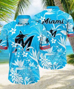 Miami Marlins MLB Hawaiian Shirt Sunshinetime Aloha Shirt