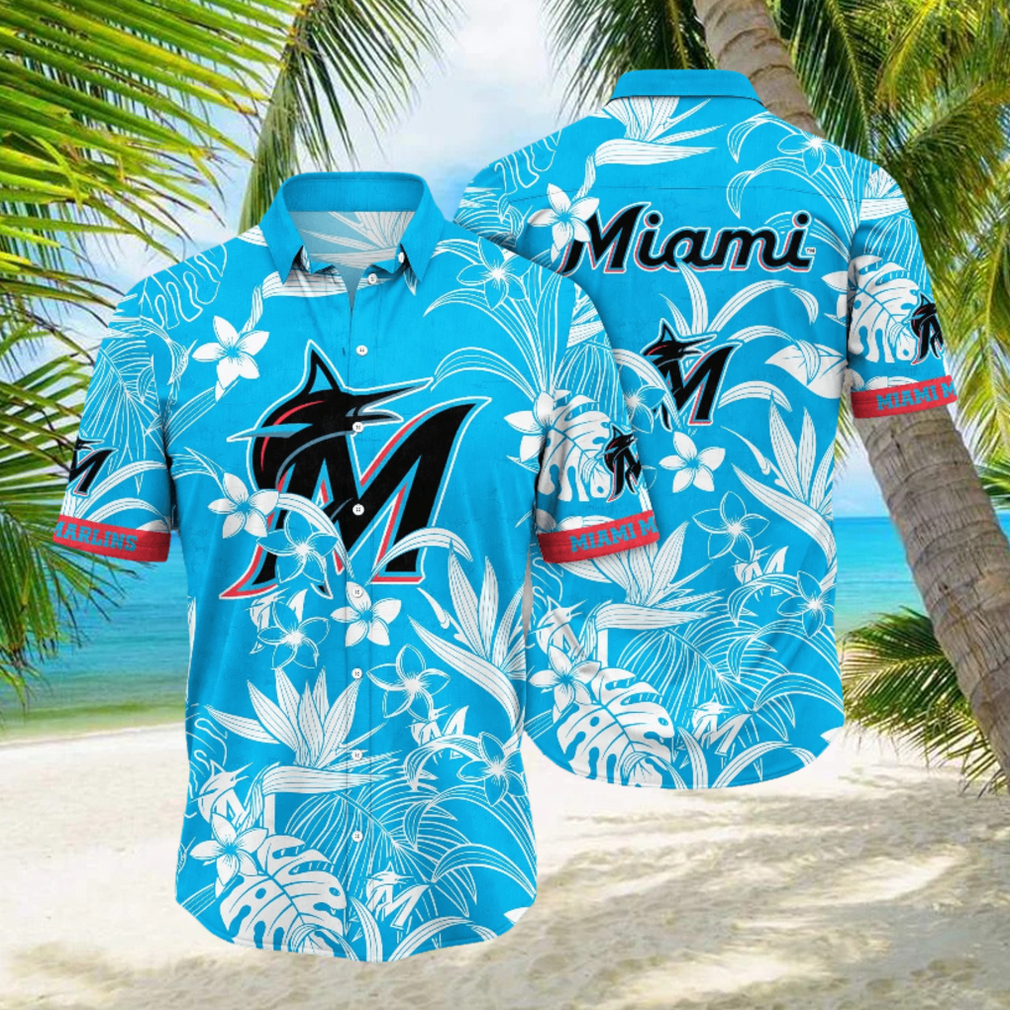 Miami Marlins MLB Hawaiian Shirt Sunshinetime Aloha Shirt - Limotees