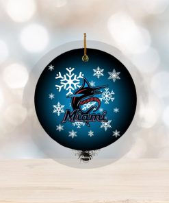 Miami Marlins NBA 2023 Xmas Gifts Christmas Decorations Ornament