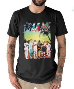 Miami Matthew Tkachuk Jimmy Butler Tua Tagovailoa Luis Arráez and Lionel Messi signatures shirt