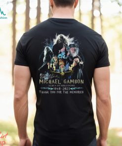 Michael Gambon Albus Dumbledore 1940 – 2023 Harry Potter Thank You For The Memories Unisex Unisex T Shirt