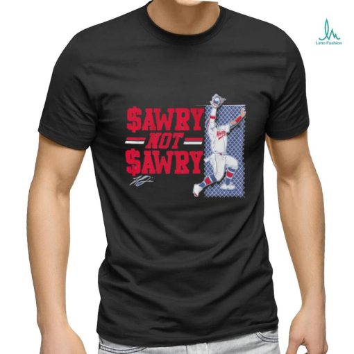 Michael Harris II Sawry Not Sawry Catch ATL MLBPA take a ball signature shirt