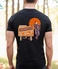 Michael Myers Michael’s garage no tricks just treats for your vehicle shirt