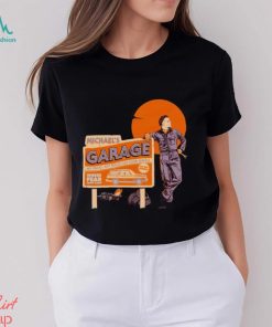 Michael Myers Michael’s garage no tricks just treats for your vehicle shirt