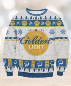 Michelob Golden Light Knitting Pattern Ugly Christmas Holiday Sweater