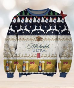 Michelob Ultra For Christmas Gifts Christmas Ugly Wool Knitted Sweater