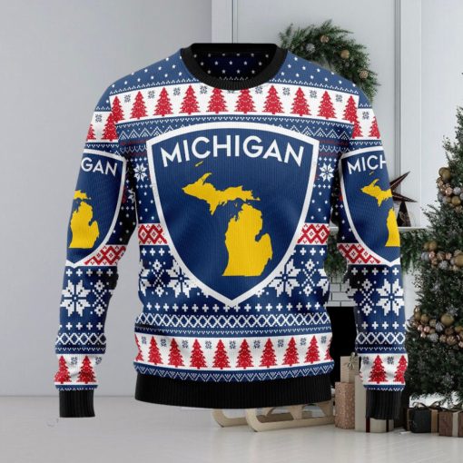 Michigan State Christmas Ugly Christmas Holiday Sweater